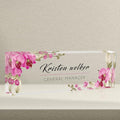 Desk Name Plate Personalized, Premium Butterfly Orchid Acrylic Desk Name Plate, Personalized Name Plate for Desk, Office Decor for Women or Men Coworkers, Boss, Employee, Teacher