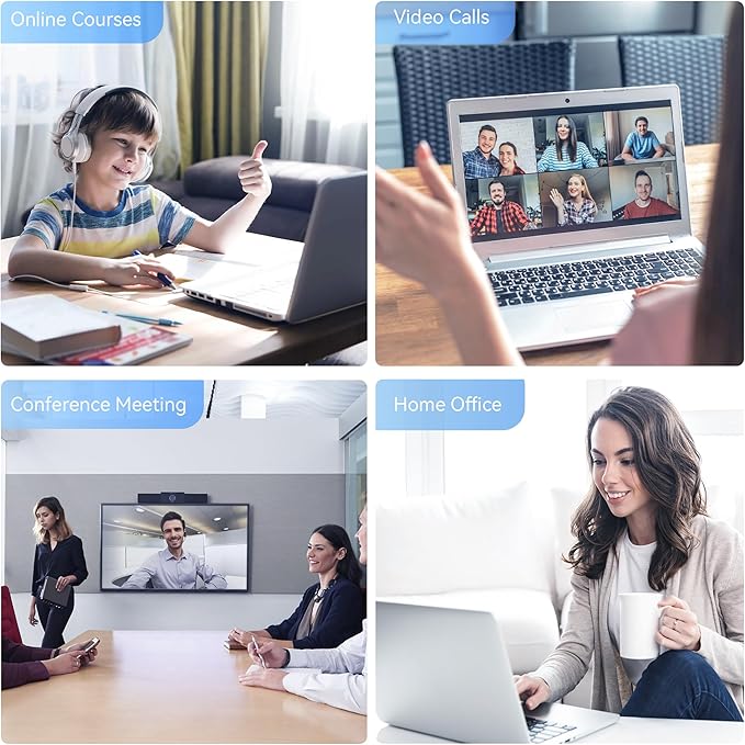 Tenveo Conference Speaker Microphone, Bluetooth/Dongle/USB Connectivity, 4 AI Noise Mics and 360° Sound Pickup,Compatible with Zoom, Teams, OBS, Supports 10-12 People for 8 Hours of Talk Time