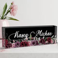 Desk Name Plate Personalized, Personalized Name Plate for Desk, Office Desk Decor The Office Gifts for Women Men, Acrylic Desk Accessories Employee Appreciation Gifts for Boss, Manager, Teacher