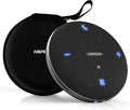 AISPEECH M4 Bluetooth Speakerphone Conference Microphone with AI Noise Reduction Full-Duplex AI Transcription USB Speakerphone 360° Voice Pickup Conference Speaker Home Office for Teams/Zoom, Black