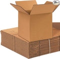 Aviditi Shipping Moving Boxes 6" x 6" x 6" (25-Pack) Small Corrugated Cardboard Packaging Boxes - Shipping, Packing, Moving, and Storage Box for Home or Office - Heavy Duty 44 ECT