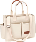 Canvas Tote Bag for Women,Women's Bags Crossbody Bags Work Laptop Tote Bag Large Handbags Purse for Travel Nurse Teacher