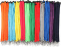 Patelai 120 Pcs Breakaway Lanyards with J Hook Bulk Flat for ID Badges Neck Badge Lanyards Card Nametag Holder Neck Straps (Mix Color)