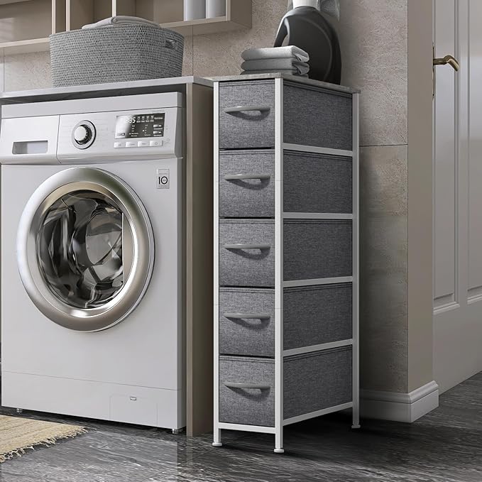 Sorbus Kids Dresser with 5 Drawers - Storage Unit Organizer Chest for Clothes - Bedroom, Kids Room, Nursery, & Closet