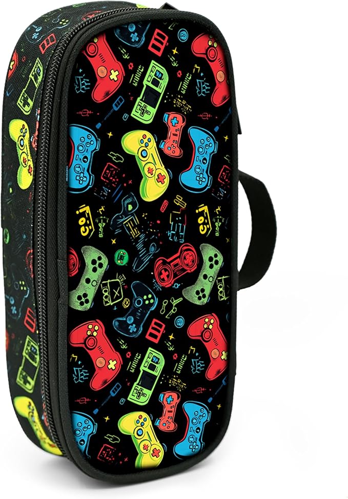 Game Pencil Case Pencil Pouch Large Capacity Pen Bag School Office Organizer Stationery Storage Box For Girls Boys Teen Kids