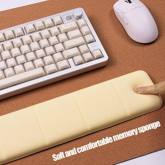 Ergonomic Keyboard Wrist Rest - Keyboard Wrist Cushion with Non-Slip Base, Cute Wrist Rest Support for Keyboard, Laptop, Mac, Typing