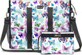 TOPDesign Utility Water Resistant Tote Bag with 22 Pockets, Top Zipper Closure & Thick Bottom Support, for Working Women