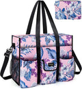 Utility Tote - Water Resistant with 19 Exterior/Interior Pockets - Large Women/Teacher/Work Bag