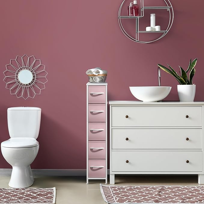 Sorbus Kids Dresser with 5 Drawers - Storage Unit Organizer Chest for Clothes - Bedroom, Kids Room, Nursery, & Closet