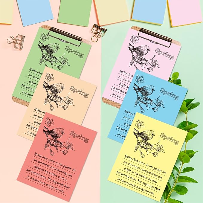WritePads Veritas Colored Copy Paper,Multi-Purpose paper,Colored Printer Paper 8.5” x 11”, 20 lb / 75 GSM, Canary 200 Sheets (1 Reams)，Made in USA
