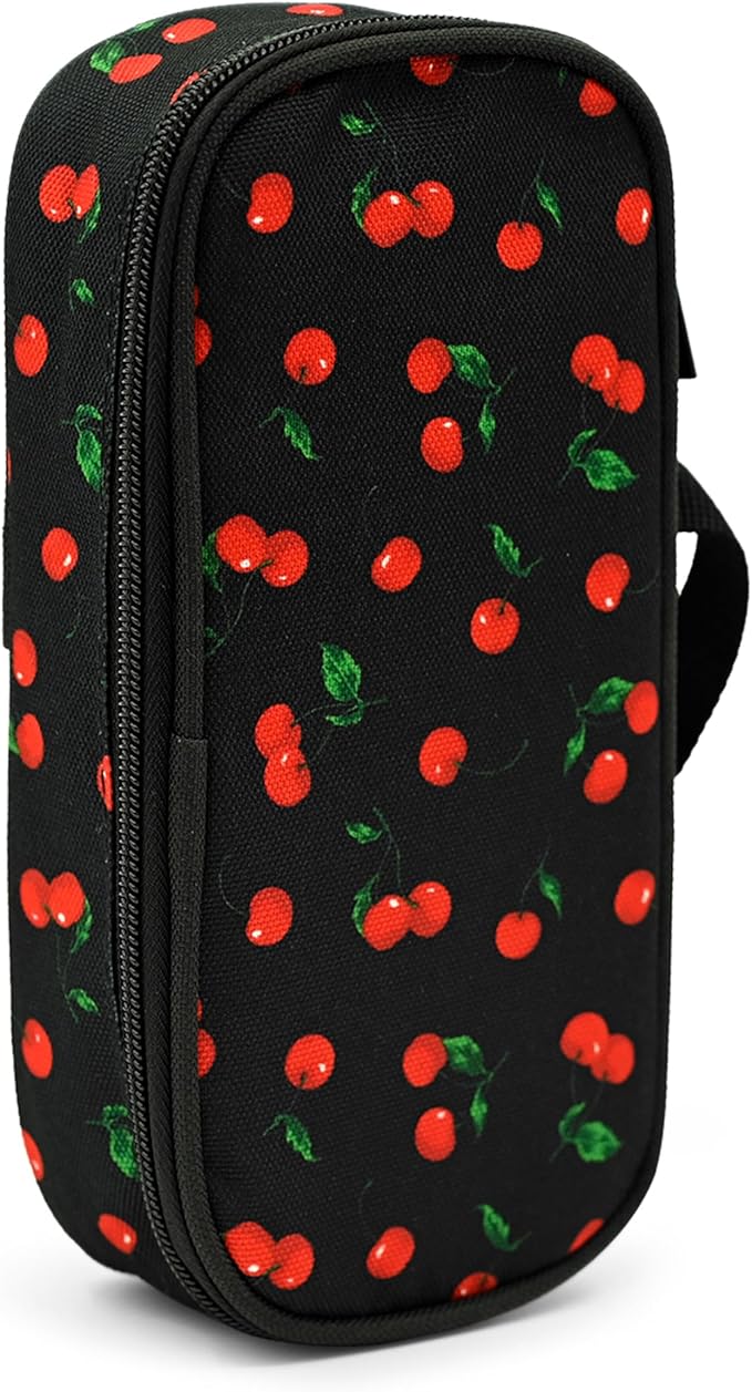 Cherry Pencil Case Pencil Pouch Large Capacity Pen Bag School Office Organizer Stationery Storage Box For Girls Boys Teen Kids