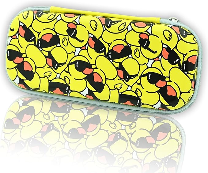 Duck Pencil Case Zip Pencil Box Multi Pouch Holder Desk Organizer For Boys Girls Men Women School Office