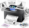 Thermal Printer with Touchscreen – Upgraded Bluetooth 4x6 Thermal Label Printer with Label Holder for Small Businesses, Compatible with Phone, PC, Tablet, Widely Used for Amazon, Shopify, Etsy, Tiktok