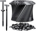 Nylon Universal Cable Tie Buckle - Upgrade Fastening Clip Zip Ties for Car Repairs 100PCS - Carbon