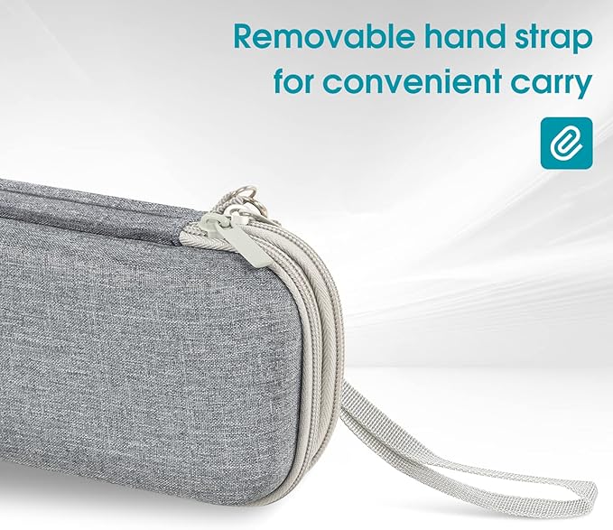 ProCase Pen Pencil Case, 2-Layer EVA Zipper Pencil Box Pouch Large Capacity Stationery Storage Organizer for School Office Supplies -Grey