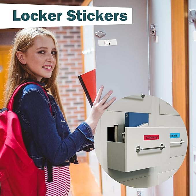 LLPT Dry Erase Magnetic Label Strips 10 Pack 1" x 12" Blank Reusable Writable Magnet Stickers for Organizing Labeling on Fridge Whiteboard Crafts and More Metallic Surfaces Red(DMS11210RD)