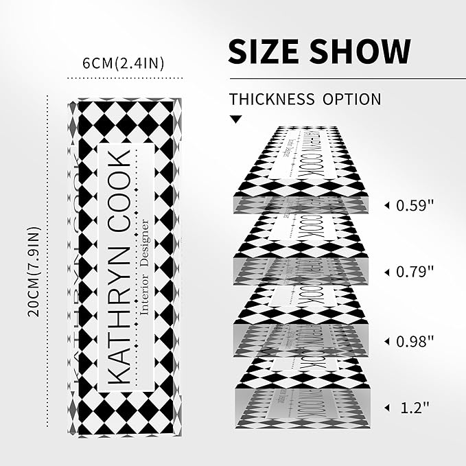 Personalized Name Plate for Desk - Office Gifts for Teacher, Boss, Employee Appreciation - Desk Decor (Chessboard1)