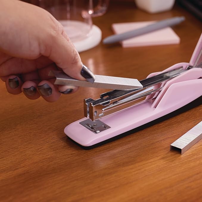 Swingline Stapler, 20 Sheet Capacity, 545 Desktop Stapler, Blush Pink (S7054513)