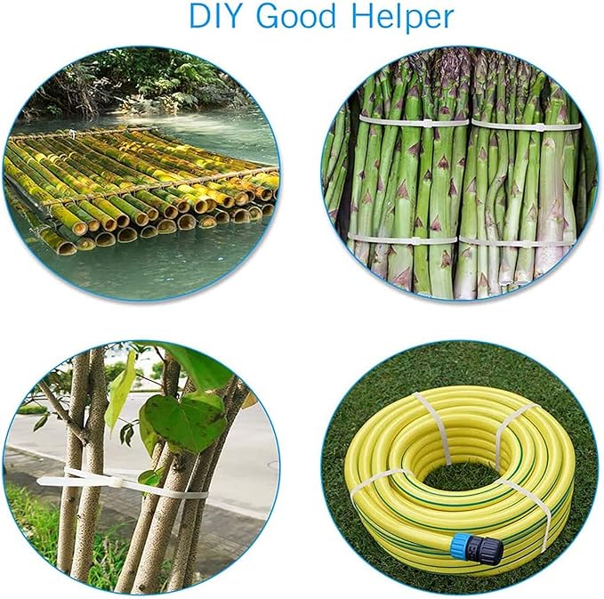 100PCS Cable Zip Ties Heavy Duty 24 Inch Strong Large Cable Wire Ties, Industrial Durable Strong Wire Ties for Binding Fences, Awnings Tying Branches Bundling of Crops Fixed Water Pipes