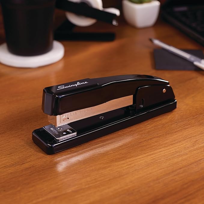 Swingline Commercial Stapler, 20 Sheet Capacity, Jam Free, Metal, Black (44401)