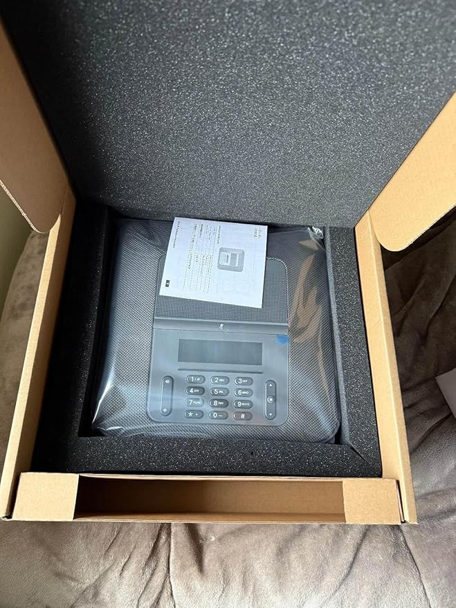 PoE Conference IP Speakerphone Compatible with Cisco 8832 CP-8832 CP-8832-K9 Full-Duplex 360° Voice Pickup Enterprise Meeting Room Phone