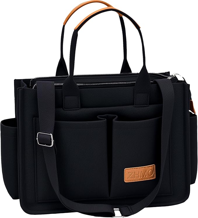 Canvas Tote Bag for Women,Women's Bags Crossbody Bags Work Laptop Tote Bag Large Handbags Purse for Travel Nurse Teacher