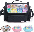 Large Marker Organizer Case Holds 200-300 Markers | Art Marker Storage Bag with Removable Dividers & Clear Top for Artists, Crafters & Travel - Pen, Pencil Alcohol Marker Holder - Art Supply