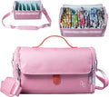 Togood Marker Pens Storage Tote Handbag, Up to 160 Pens, Pink Crossbody Bags Causal Shoulder Bag for Artists Hobbyist