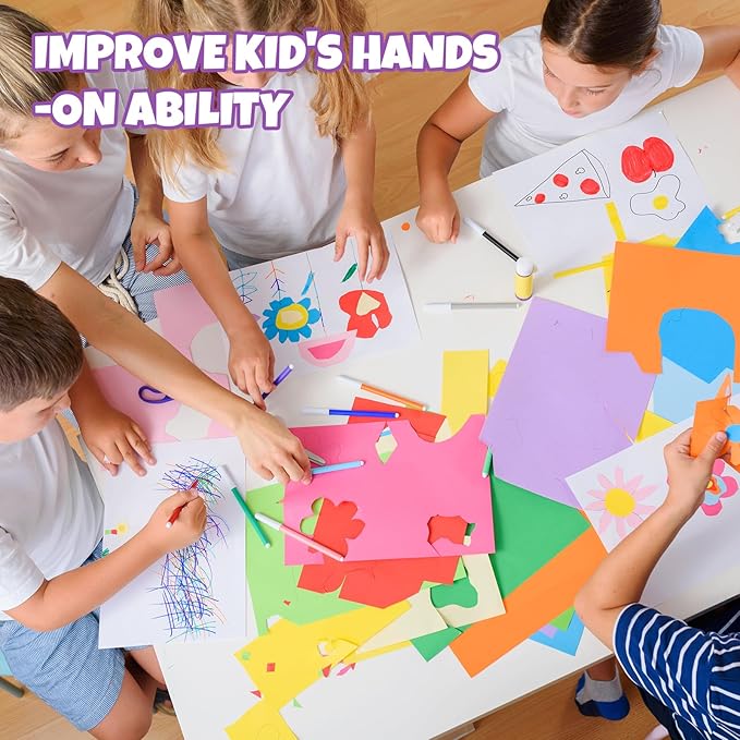 100 Sheets 8.5" X 11" Colored Cardstock, 50 Assorted Colors Construction Paper Card Stock Printer Paper for Printing, Card Making, DIY Crafts,School Supplies,Party Decorations (180GSM/65LB)