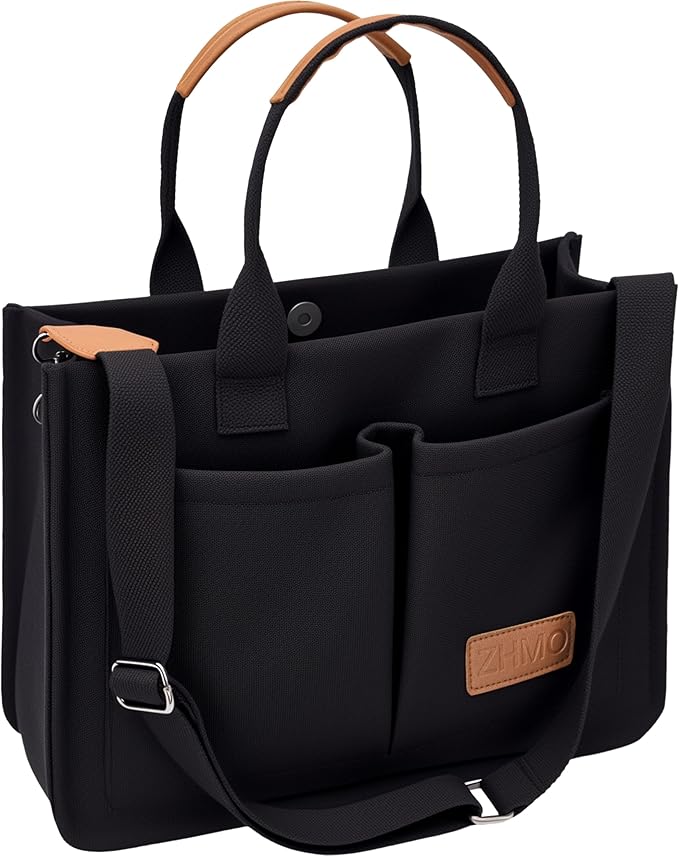 Canvas Tote Bag for Women,Women's Bags Crossbody Bags Work Laptop Tote Bag Large Handbags Purse for Travel Nurse Teacher