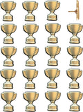 1st Place Trophy Push Pins - Gold First Place Trophy Map Pins for Cork Boards, Maps, or Lapel Use - Designed in USA - Set of 20