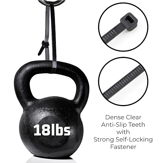 Bolt Dropper 4" Black Zip Cable Ties (1000 Pack), 18lbs Tensile Strength - Heavy Duty, Self-Locking Premium Nylon Cable Wire Ties for Indoor and Outdoor by Bolt Dropper (4 inches)