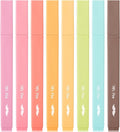 Mr. Pen- Aesthetic Highlighters, 8 pcs, Chisel Tip, Autumn Colors, Cute Highlighters Assorted Colors