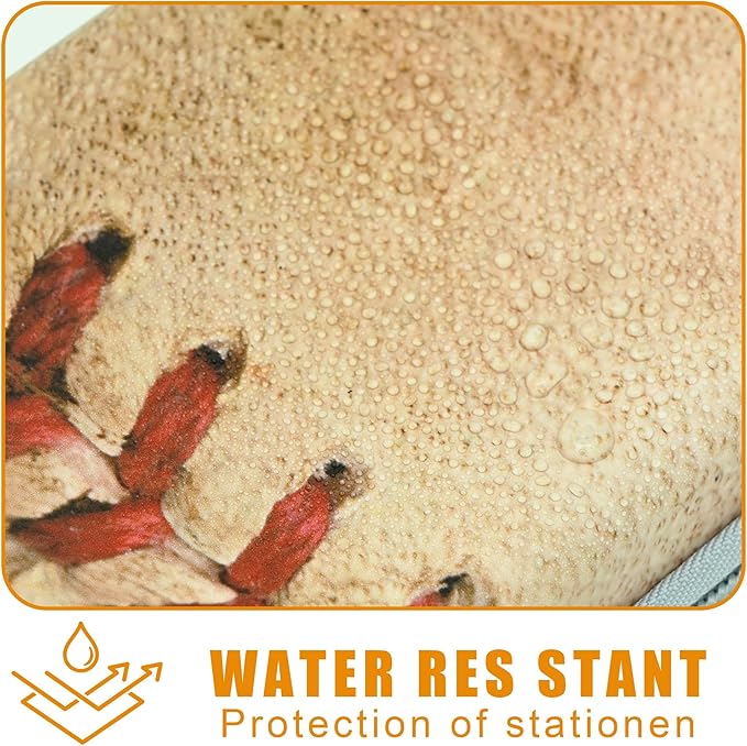 Retro Baseball Pencil Case Zip Pencil Box Multi Pouch Holder Desk Organizer For Boys Girls School Men Women Office