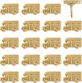 Motorhome Push Pins - Gold RV Pins - for Cork Board, Maps, or Lapel Pin Use - Designed in USA - Set of 20