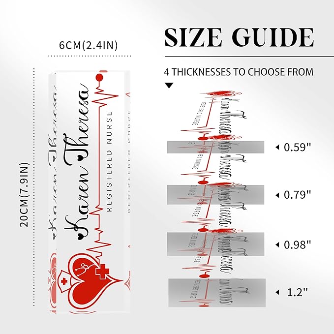 Custom Office Name Plate, Personalized Gifts for Women & Men, Appreciation Gifts for Employees, Boss, Teacher - Office Desk Accessory