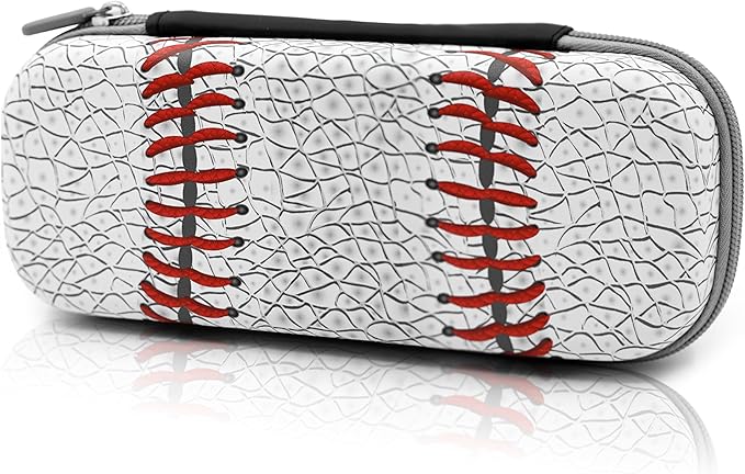 Baseball Pencil Case Zip Pencil Box Multi Pouch Holder Desk Organizer For Boys Girls School Office