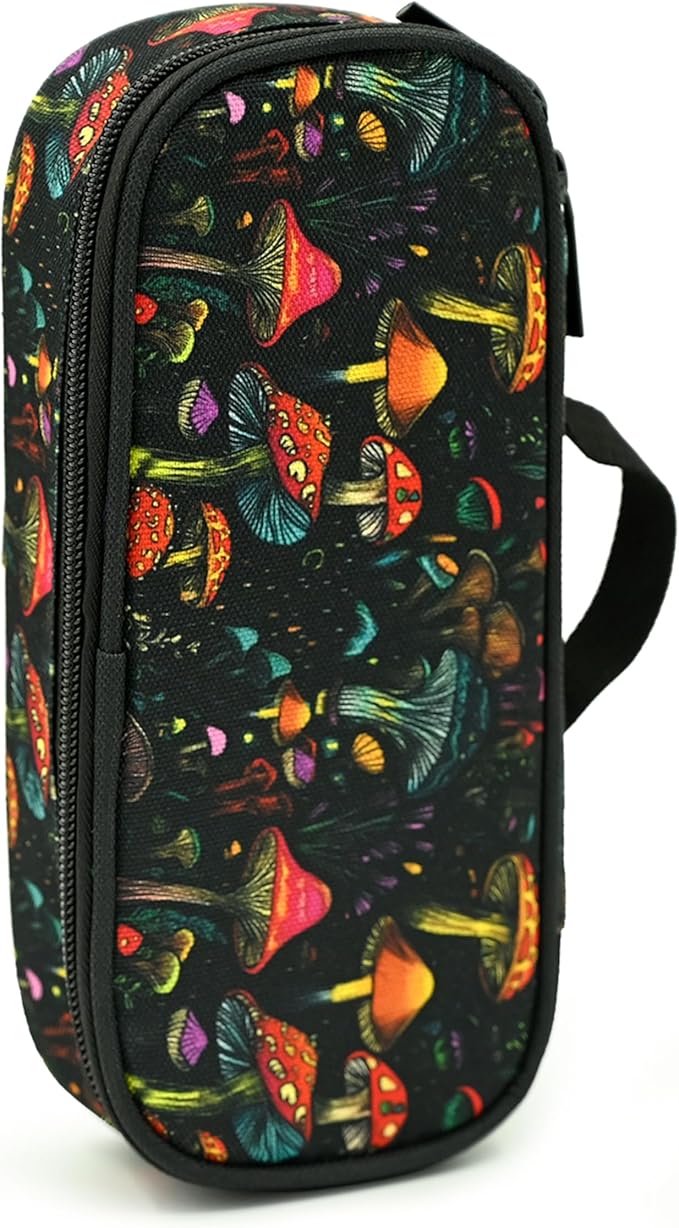 Mushroom Pencil Case Pencil Pouch Large Capacity Pen Bag School Office Organizer Stationery Storage Box For Girls Boys Teen Kids