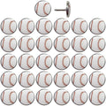 Baseball Push Pins, for Cork Board, Maps, or Lapel Pin Use, Designed in The USA, Baseball Pins, Set of 32