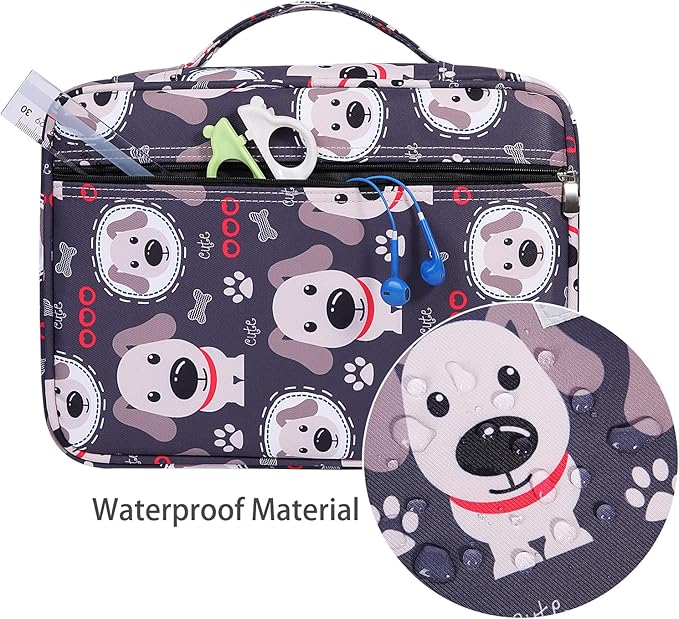 BOMKEE Coloring Pencil Case 220 Slots Pencils/Gel Pens Organizer Waterproof Travel Case Zipper Carrying Portable Pencil Markers Pen Holder Bag for Painter Writers