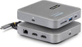 StarTech.com 7-in-1 USB C DisplayLink Dual Monitor Docking Station, Dual 4K 60Hz HDMI Dock for MacBook M1 M2 M3 M4 & Windows, USB 10Gbps Hub, Gigabit Ethernet, SD, 100W PD, 22in (56cm) Cable