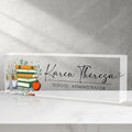 Custom Office Name Plate, Personalized Gifts for Women & Teachers, Office Desk Accessories
