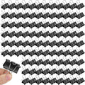 Afcabakila 300 Pcs Medium Binder Clips, 1.25 Inch Black Paper Clips Office Supplies Paper Clamps for Teachers Home Business Paperwork Supplies
