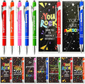 Aartner 60 Sets Employee Appreciation Gifts Pens Bulk Team Teacher Staff Thank You Gifts with Bookmarks Favors Items Black Ink Ballpoint Pen Inspirational for Collegue Party Guests Her Him Women Men