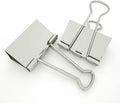 [15-PCS] Silver Large Binder Clips, Jumbo Metal Clamp 2" / 50 mm (Silver, 15-PCS)