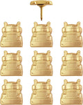Semi-Truck Push Pins - for Cork Board, Maps, or Lapel Pin Use - Designed in USA - Gold Metal Semi-Truck Pins - Set of 10