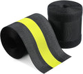 WILLBOND Carpet Cord Cover Cable Protector Floor Cover Cable Protector Management Only for Commercial Office Carpet(19.69 ft,Black and Yellow)