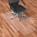 Naturehydro Clear Chair Mat for Hard Floors - 48" x 30" Transparent Computer Desk Floor Mats for Wood Tile Protection, BPA and Phthalates Free (with Extended Lip)