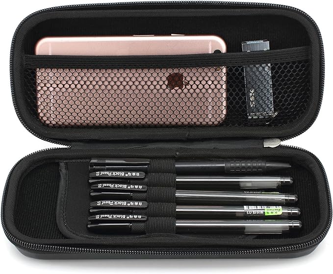 kayond Hard Pencil Case PC Hard shell case for executive fountain pen,apple pencil,ballpoint pen,stylus touch pen