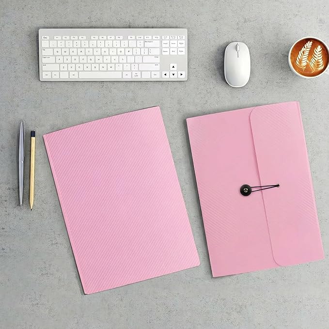Accordion File Organizer, Accordion Folder for Sorting Documents and Papers, 13 Pockets Expanding File Storage Organizer for Home, Travel and Office Use (Pink)
